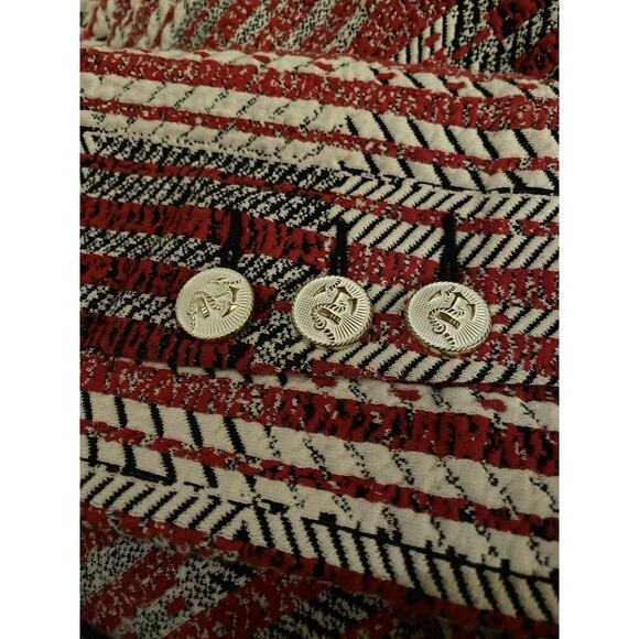 CAbi Women’s S Patchwork Blazer Jacket Style 6028 - NWOT - Picture 6 of 13